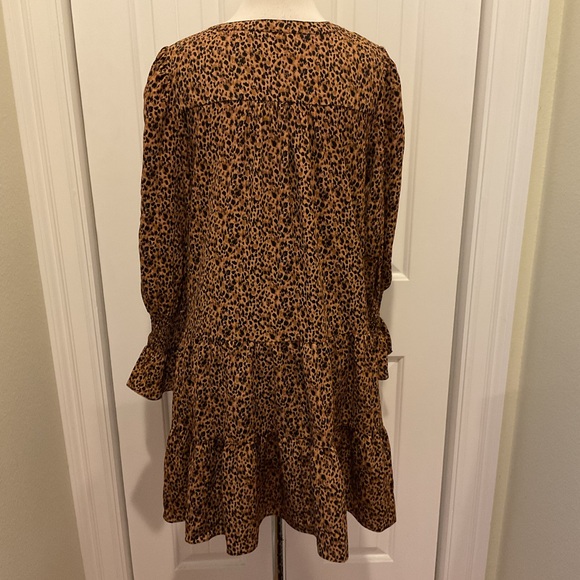 Pomander Place Dress Leopard Kenzo Size L - Picture 4 of 6